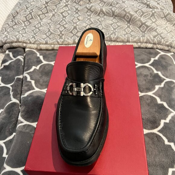 MENS SALVATORE FERRAGAMO MASTER LOAFER- SIZE 8.5EE IN BLACK main image 5